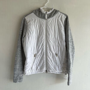 Athleta Jacket Women's Size M, White & Gray